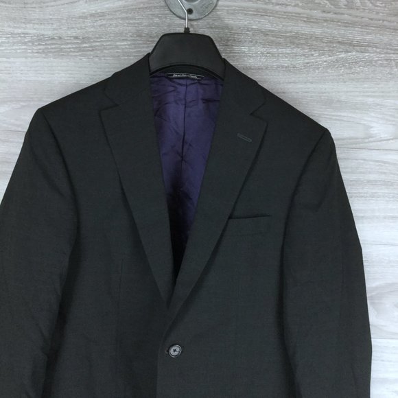 Jack Victor Black 3Sixty5 Wool Suit Jacket - Picture 2 of 5